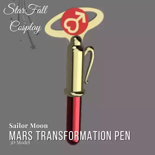 Mars Transformation Pen 3D Model 3D print model Mars Transformation Pen 3D Model 3D print model