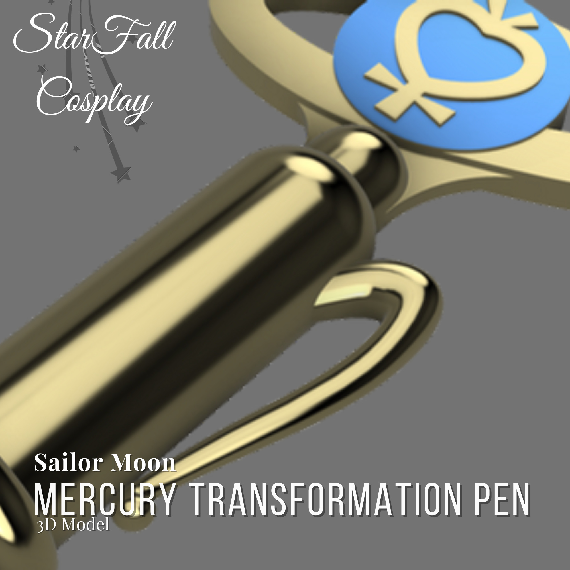Mercury Transformation Pen 3D Model 3D print model_2
