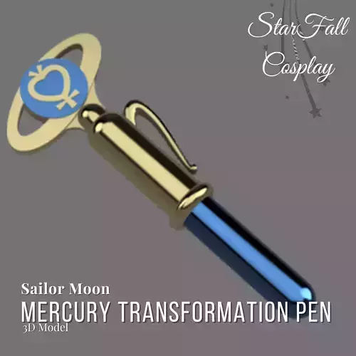 Mercury Transformation Pen 3D Model 3D print model Mercury Transformation Pen 3D Model 3D print model