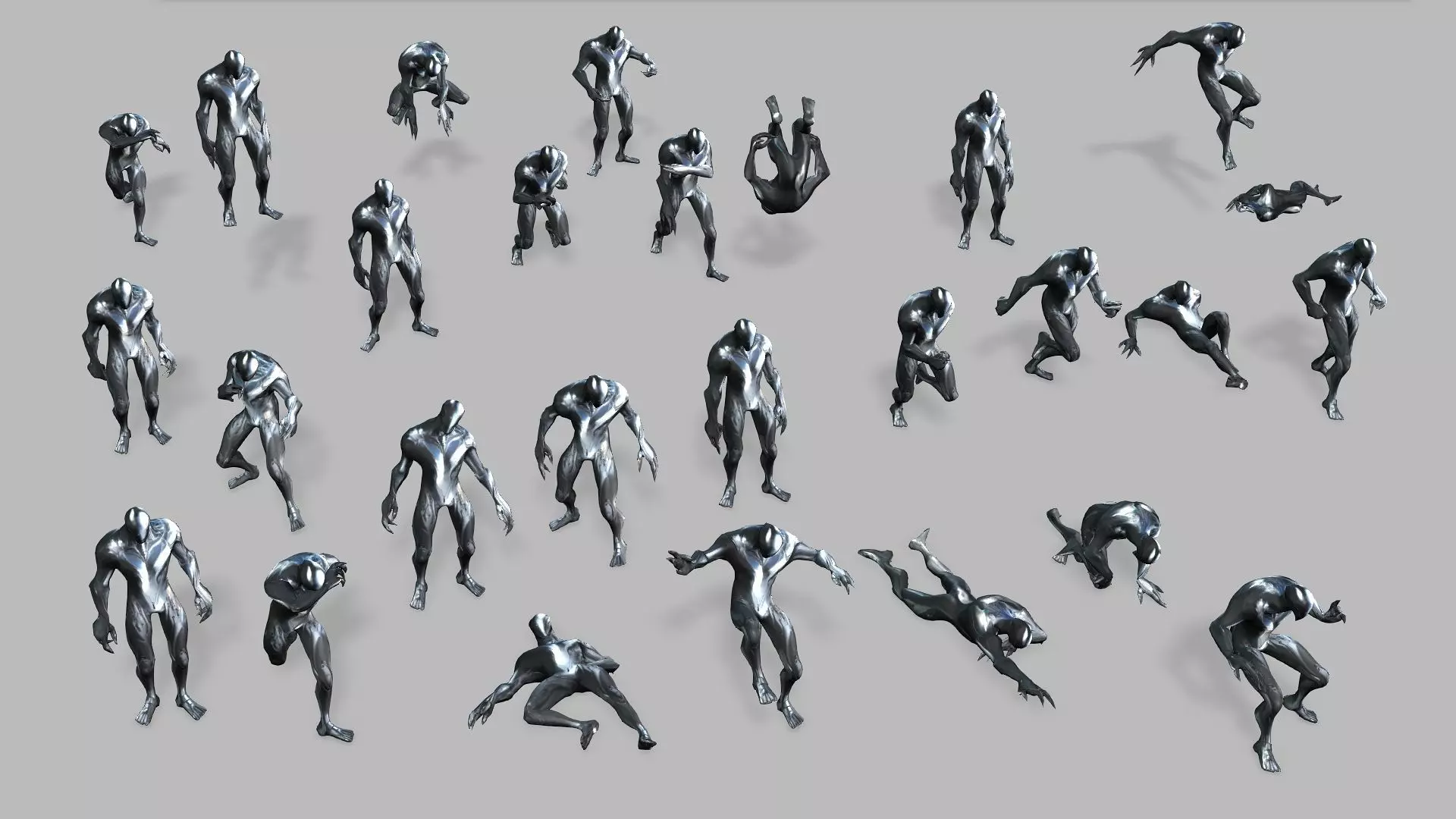 METAL MAN WITH MANY MOTIONS FOR ADVENTURE 3D model