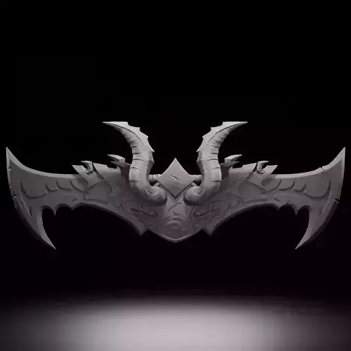 Twinblades of the Deceiver Darkenblade - World of Warcraft 3D print model