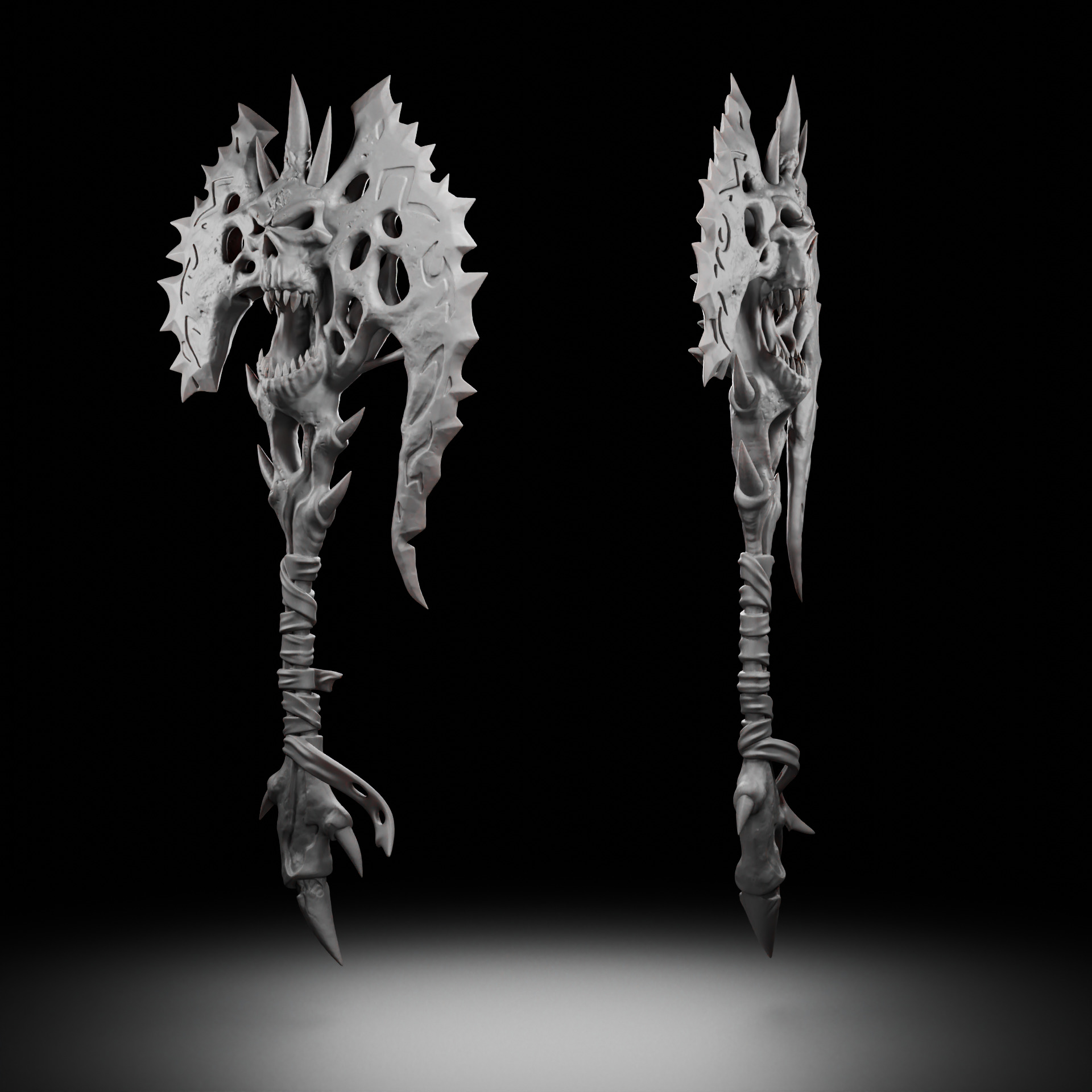 Death Knight-Maw of the Damned - World of Warcraft 3D print model_1