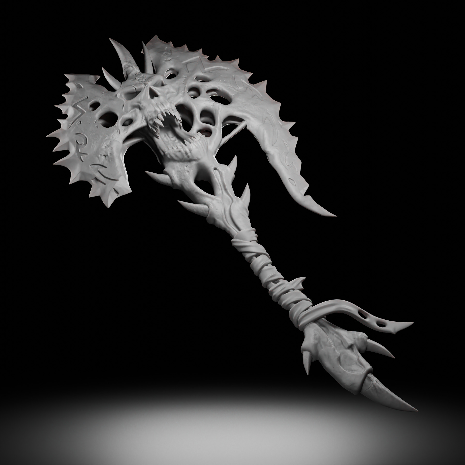 Death Knight-Maw of the Damned - World of Warcraft 3D print model_2
