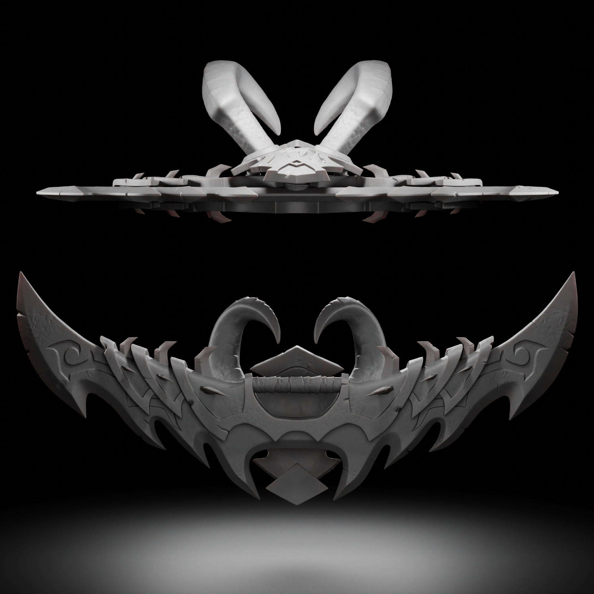 Twinblades of the Deceiver - World of Warcraft 3D print model_1