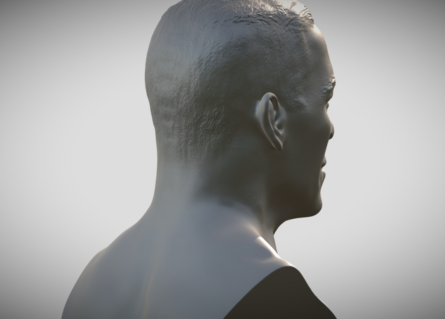 John Cena bust 3D print model_6