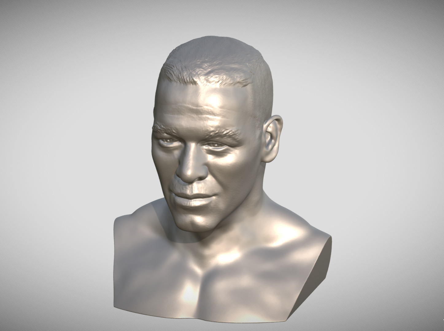 John Cena bust 3D print model_11
