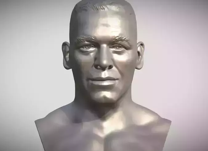 John Cena bust 3D print model
