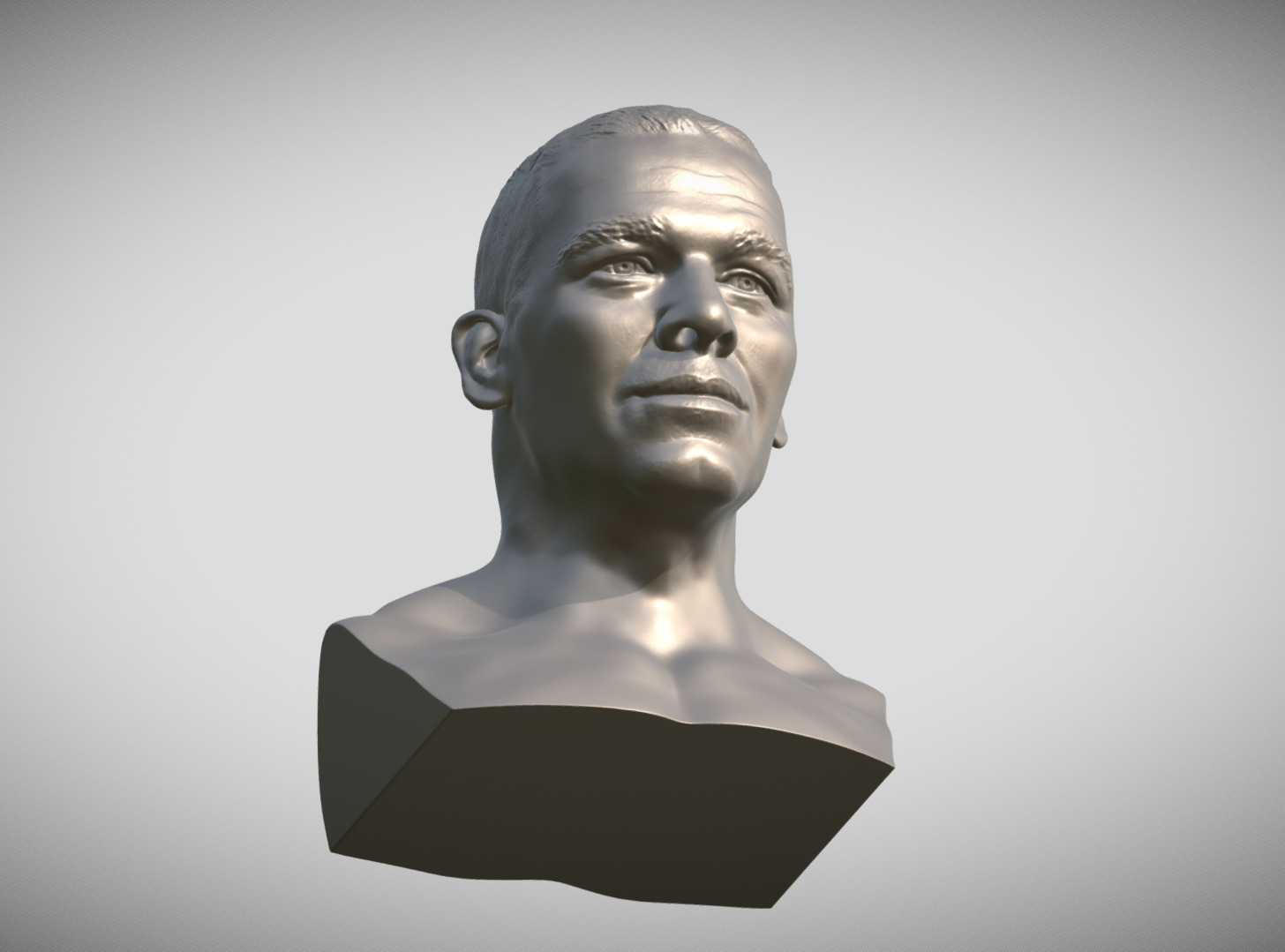 John Cena bust 3D print model_12