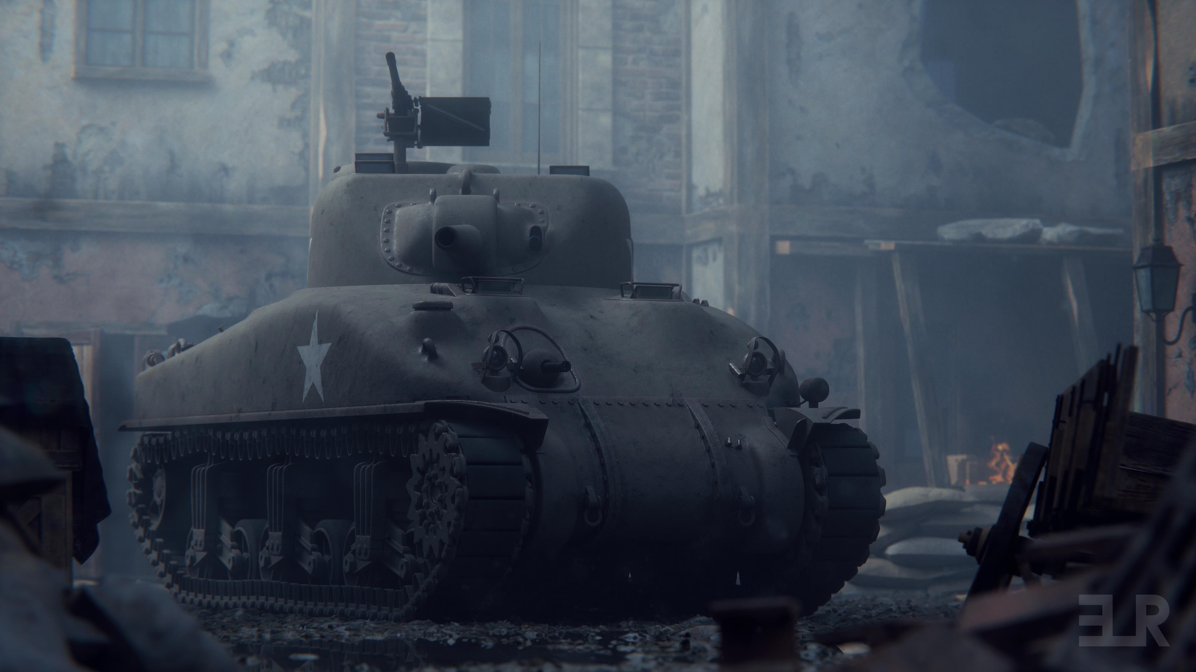 M4A1 Sherman 3D model_2