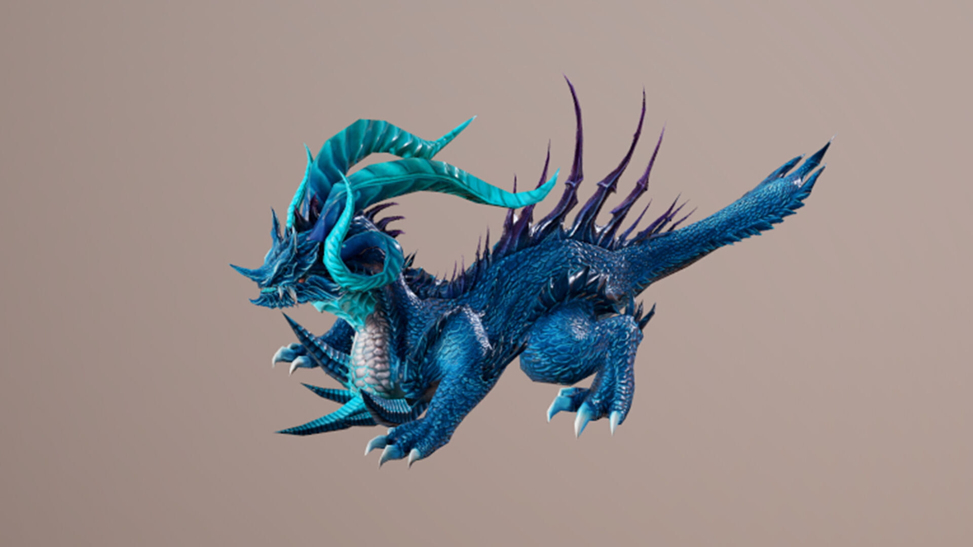 36 sets of animations Monster Dragon Animation Low-poly 3D model_2