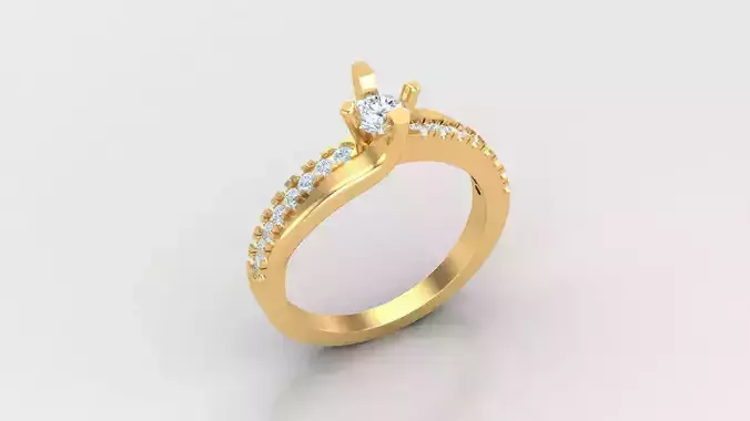  Women Ring Jewelry 86 STL 3DM
