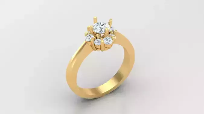  Women Ring Jewelry 84 STL 3DM