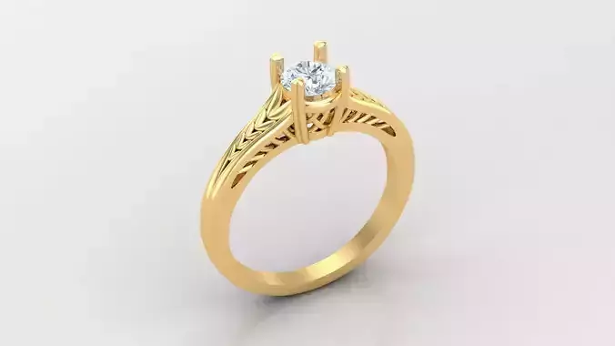  Women Ring Jewelry 81 STL 3DM