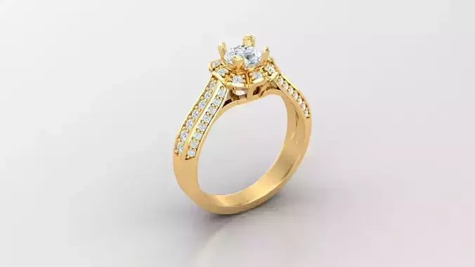  Women Ring Jewelry 76 STL 3DM