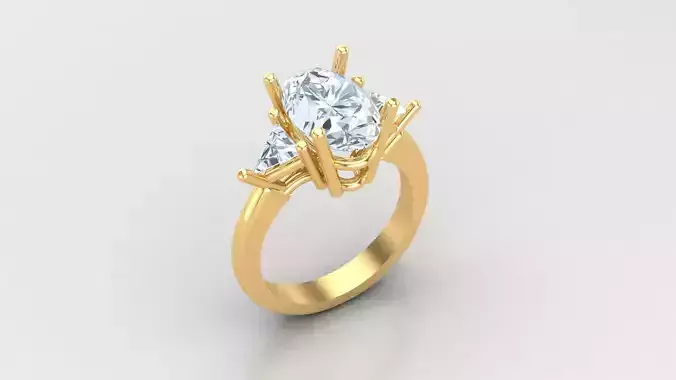  Women Ring Jewelry 72 STL 3DM