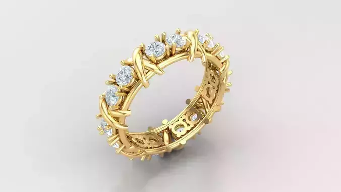 Women Ring Jewelry 70 STL 3DM