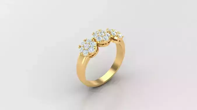 Women Ring Jewelry 7 STL 3DM