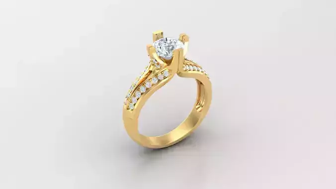  Women Ring Jewelry 69 STL 3DM