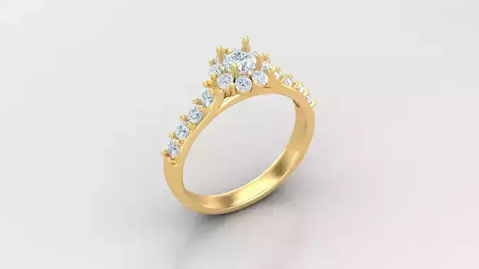  Women Ring Jewelry 61 STL 3DM