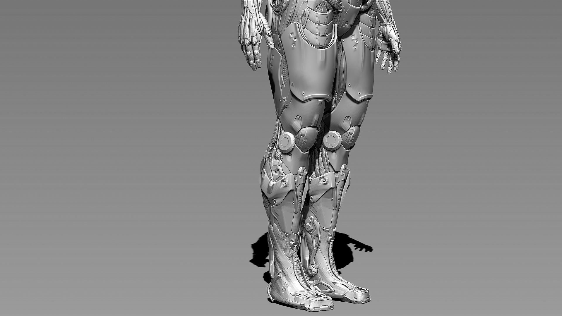 Sci-fi Female Character V2 3D model_14