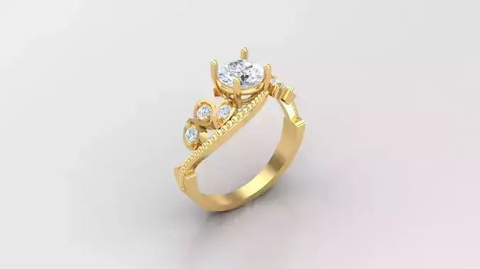 Women Ring Jewelry 2 STL 3DM