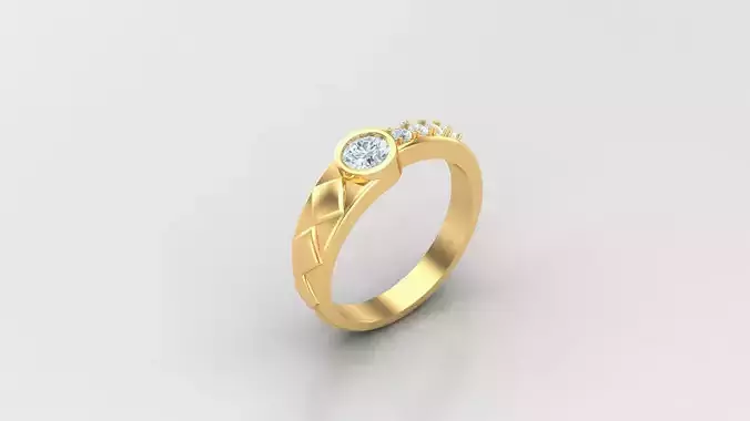  Women Ring Jewelry 10 STL 3DM
