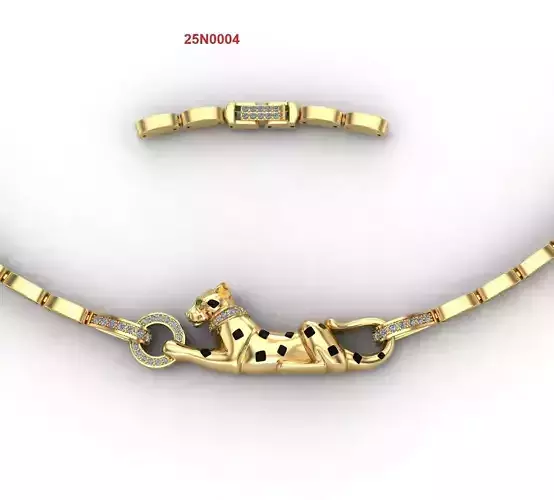 Leopard necklace 