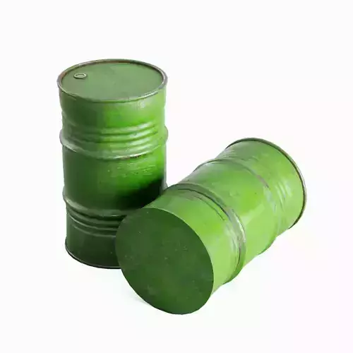 Industrial Barrel 03 Low-poly 3D model