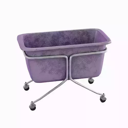 Laundry Cart 07 Low-poly 3D model