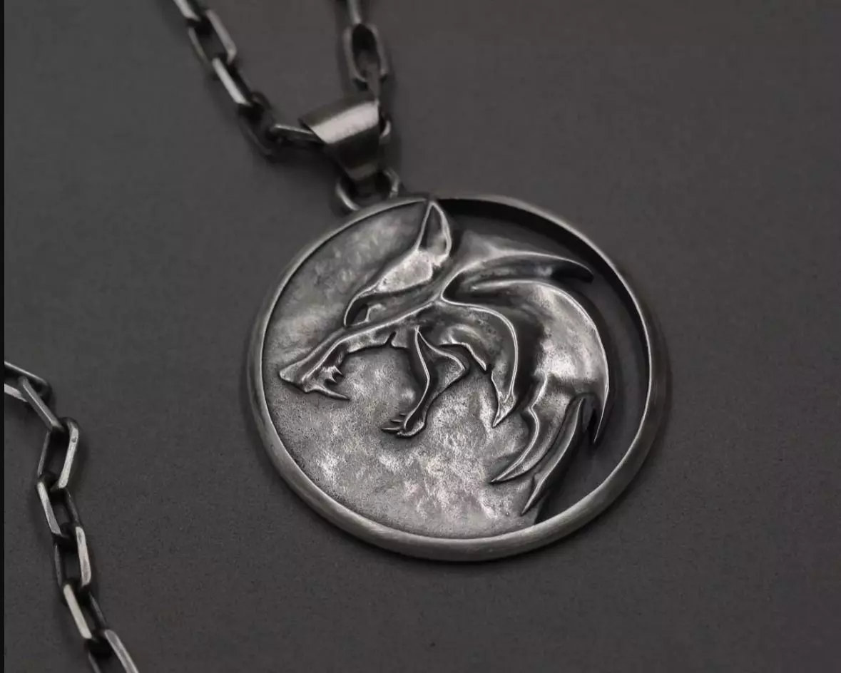 Witcher Pendant Runes 3D print model