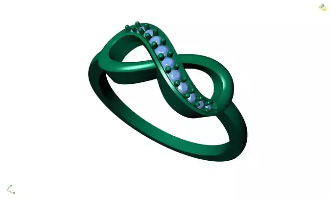 Jewelry 3D Models with render and 3dm  stl - R-3903
