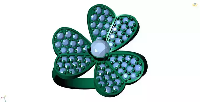 Jewelry 3D Models with render and 3dm  stl -R-3912