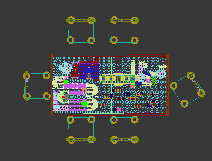 Building block toy table 3D model_11