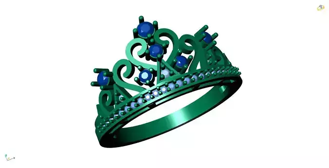 Jewelry 3D Models with render and 3dm  stl - R-3916