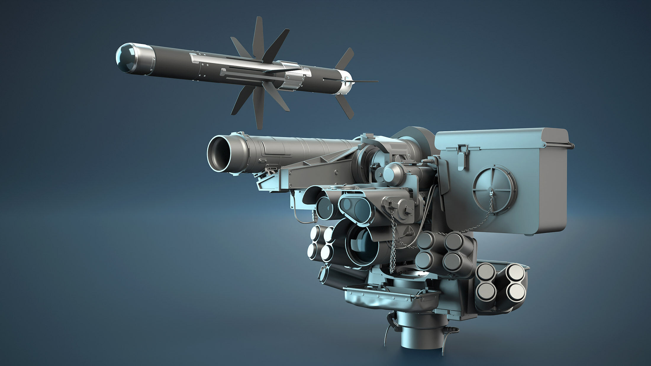 M151 RWS Protector High-Poly 3D model_8