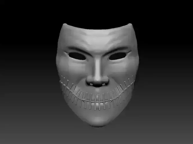 Human Face Mask 3d Model - Design Mask
