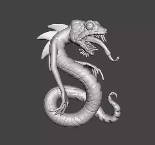 YIG FATHER OF SERPENTS MONSTER MINIATURE MODEL FANTASY GAMES RPG