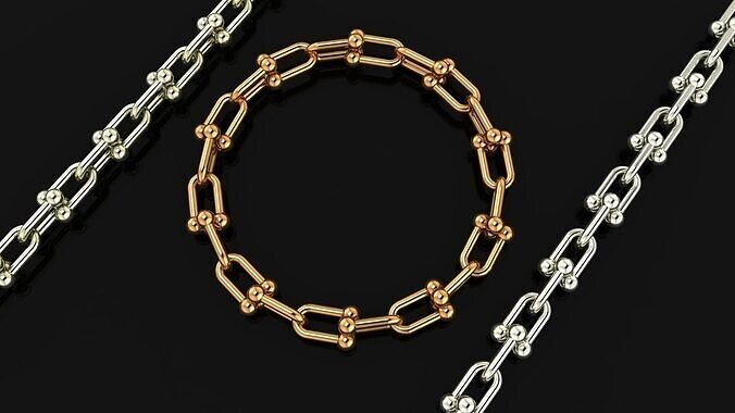 Tiffany Inspiration HardWear Chain Link 3D print model