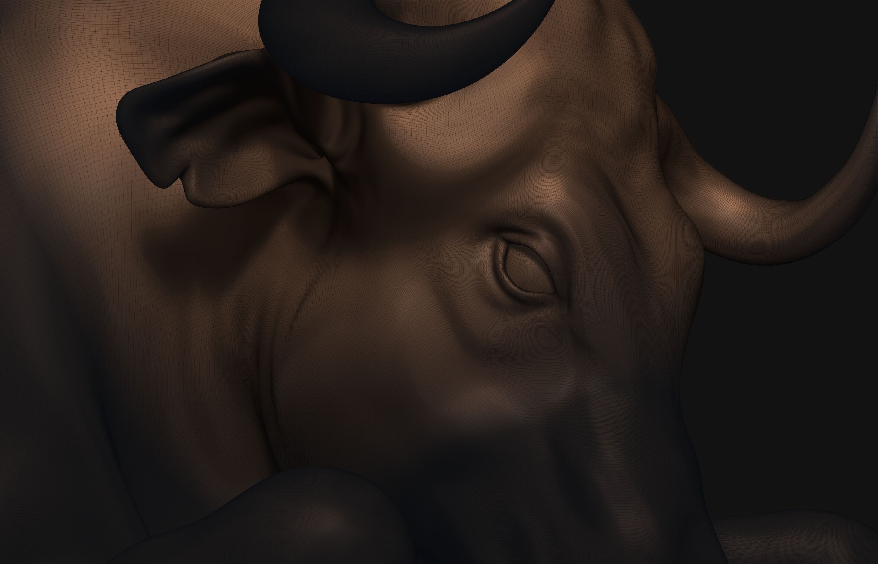 Running Bull 3D Print Model 3D print model_6