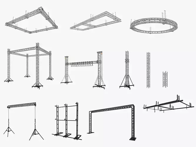 Truss Collection 3D model