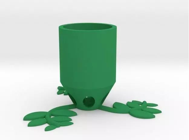Small Plant Pot - long Free 3D print model