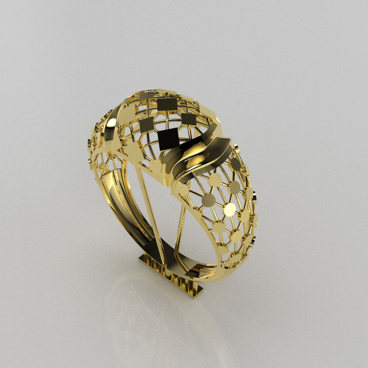 Fusion ring 3D printer model code 274 3D print model 3D print model_3