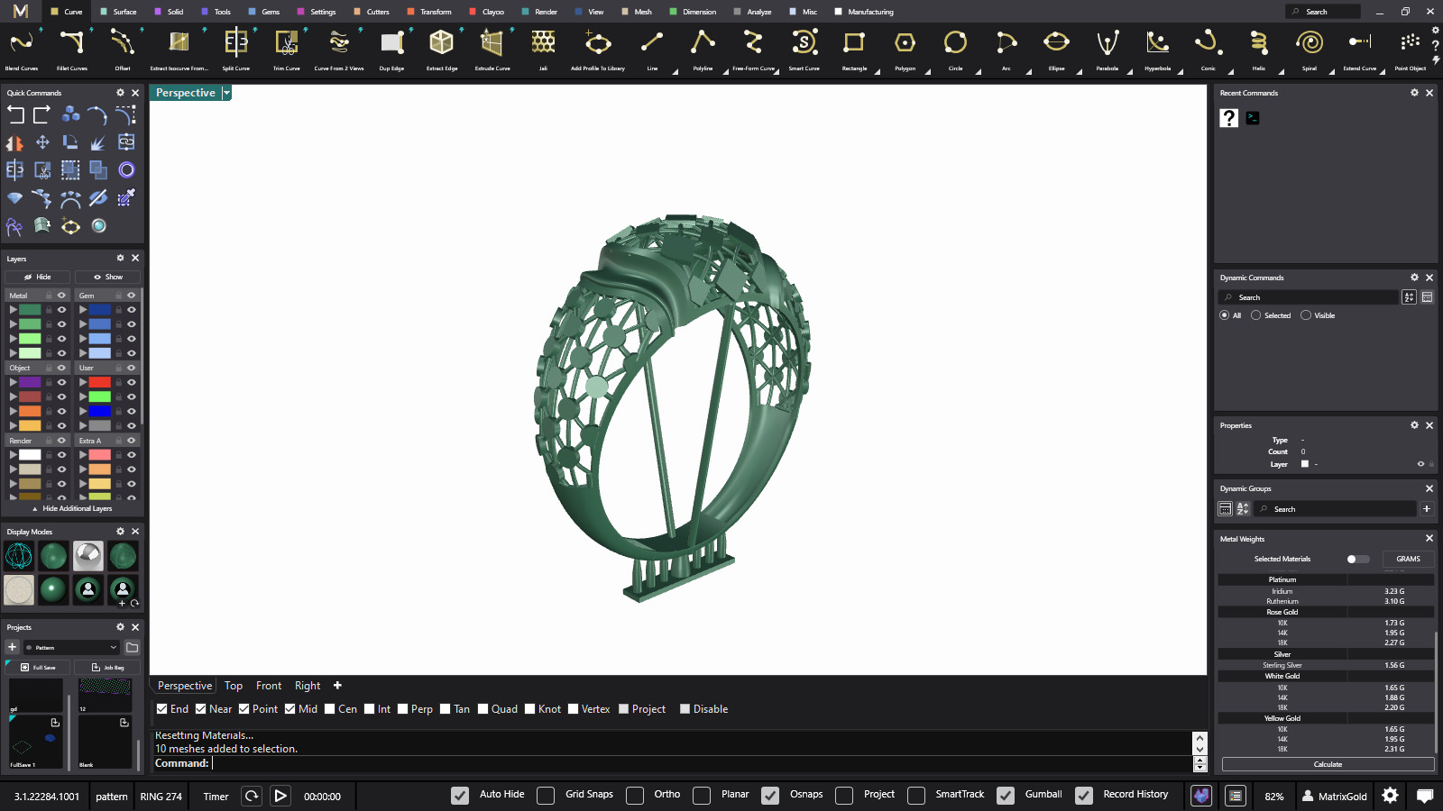Fusion ring 3D printer model code 274 3D print model 3D print model_6