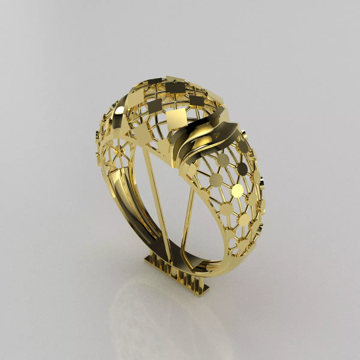 Fusion ring 3D printer model code 274 3D print model 3D print model_0