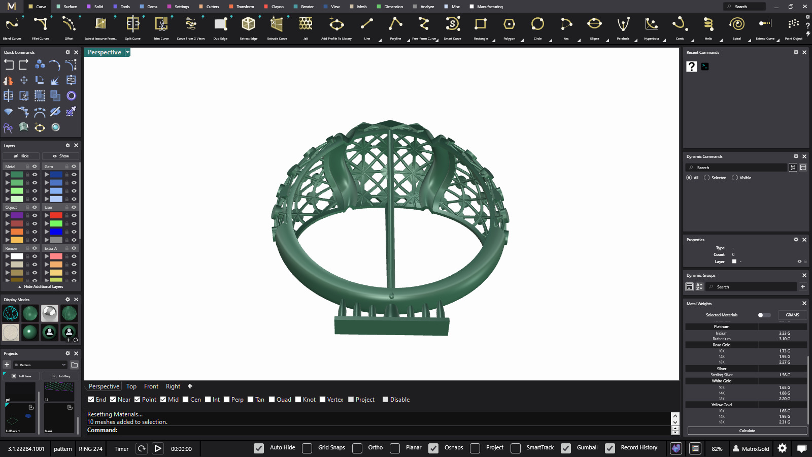 Fusion ring 3D printer model code 274 3D print model 3D print model_11