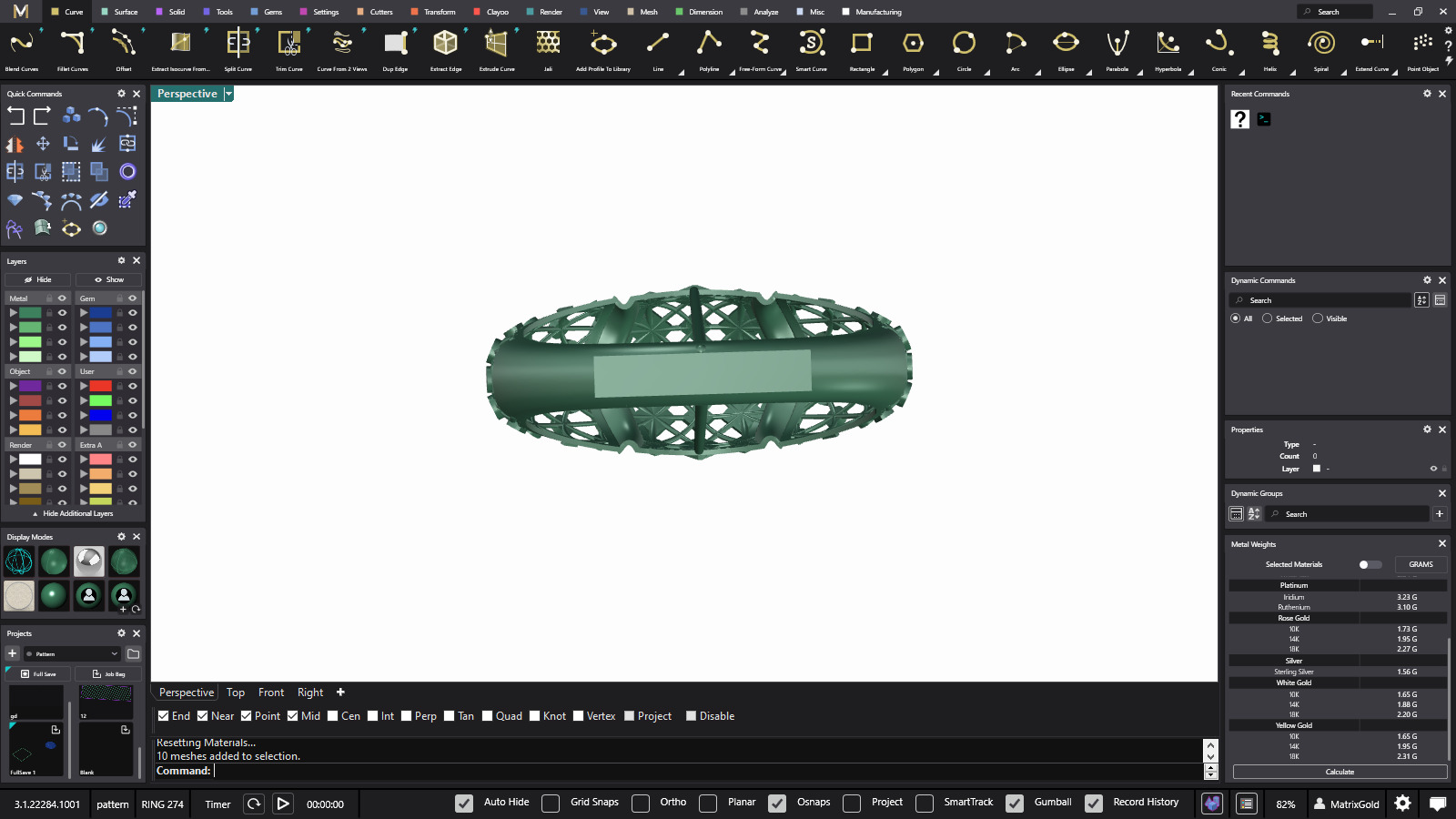 Fusion ring 3D printer model code 274 3D print model 3D print model_10