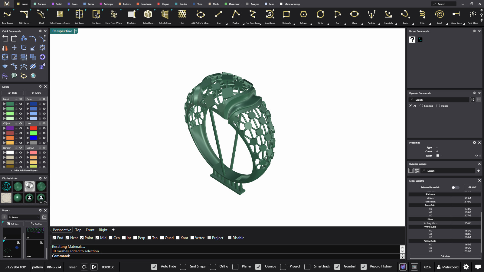 Fusion ring 3D printer model code 274 3D print model 3D print model_4