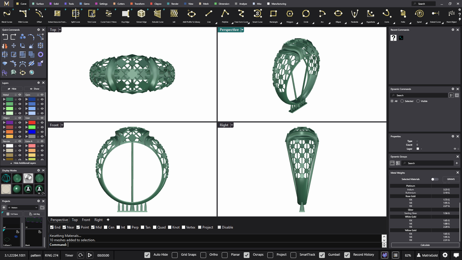 Fusion ring 3D printer model code 274 3D print model 3D print model_17