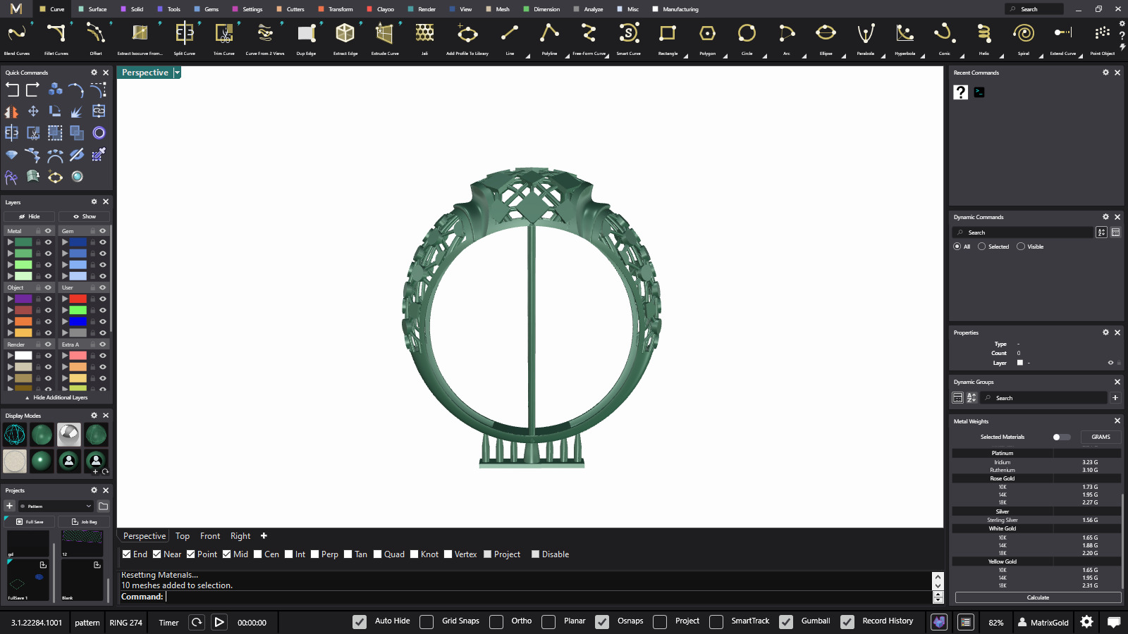 Fusion ring 3D printer model code 274 3D print model 3D print model_7