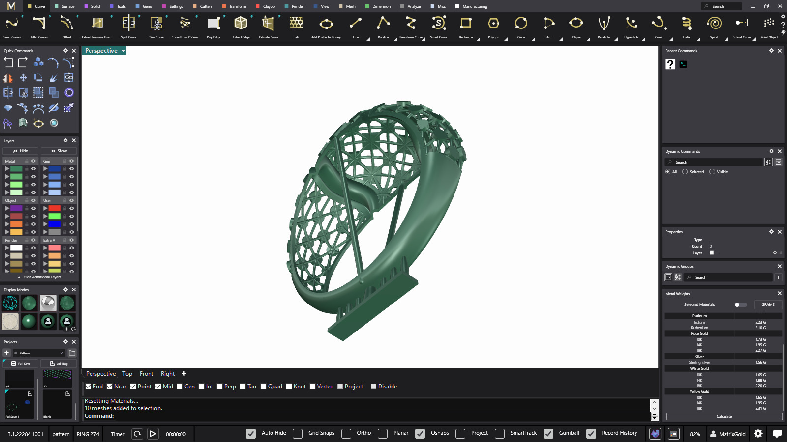 Fusion ring 3D printer model code 274 3D print model 3D print model_12